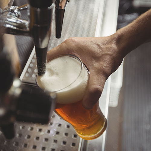 Carta de cervezas, coctél...